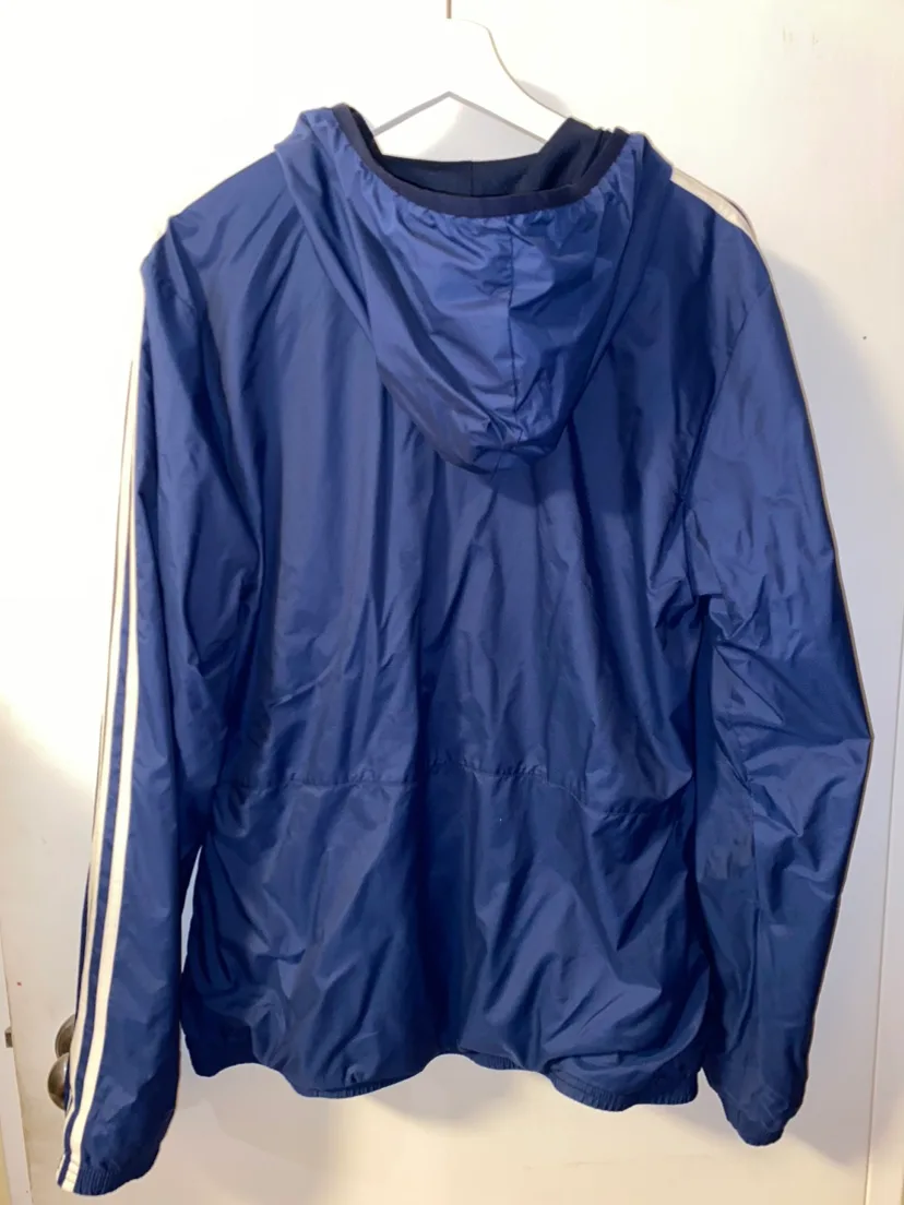Adidas Navy Blue Windbreaker Jacket image indicator(2)