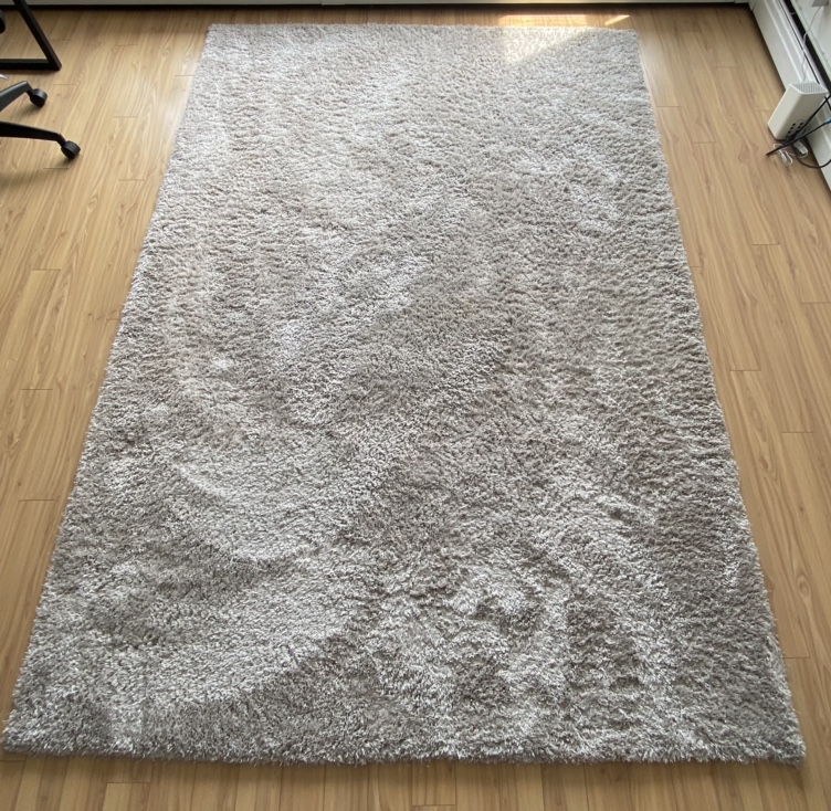 Light Grey Rug (6'x 9' | 183 × 274см)