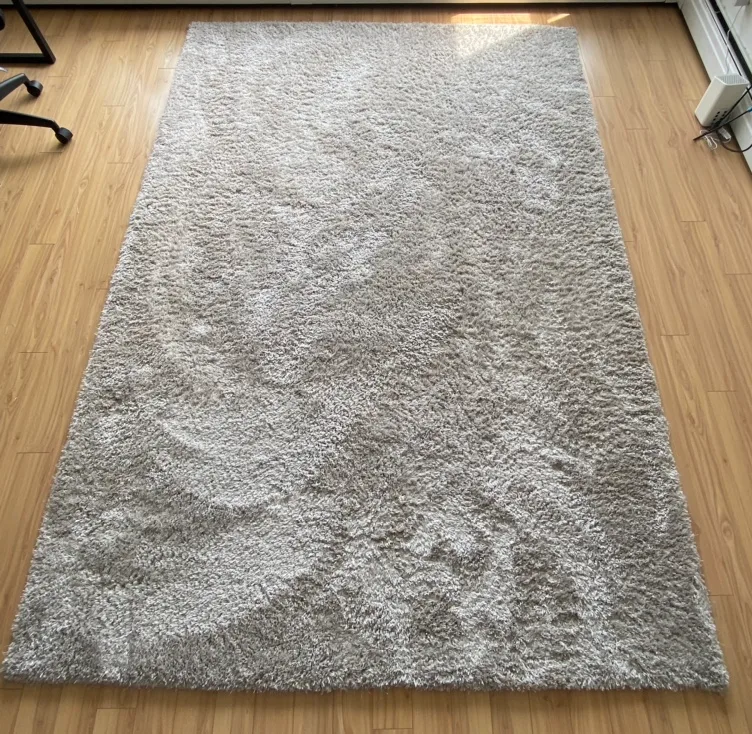 Light Grey Rug (6'x 9' | 183 × 274см) thumbnail