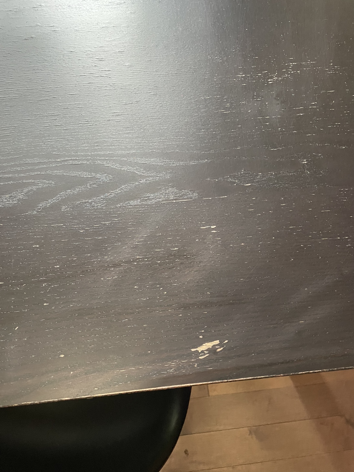 Black Dining Table and Chairs - photo 5