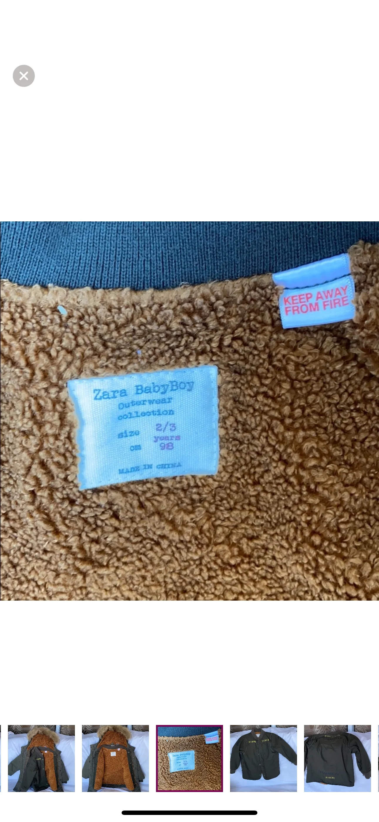 Zara jacket two in one boy's image indicator(5)