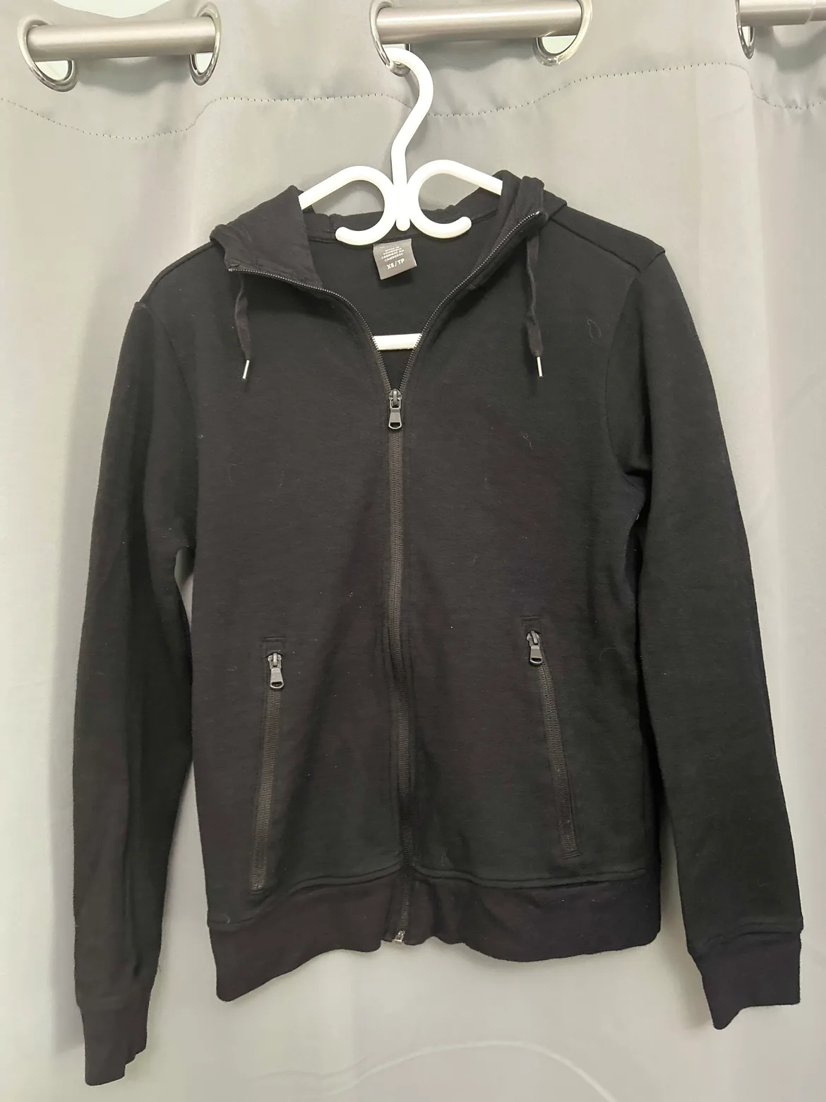 Black Zip-Up Hoodie thumbnail