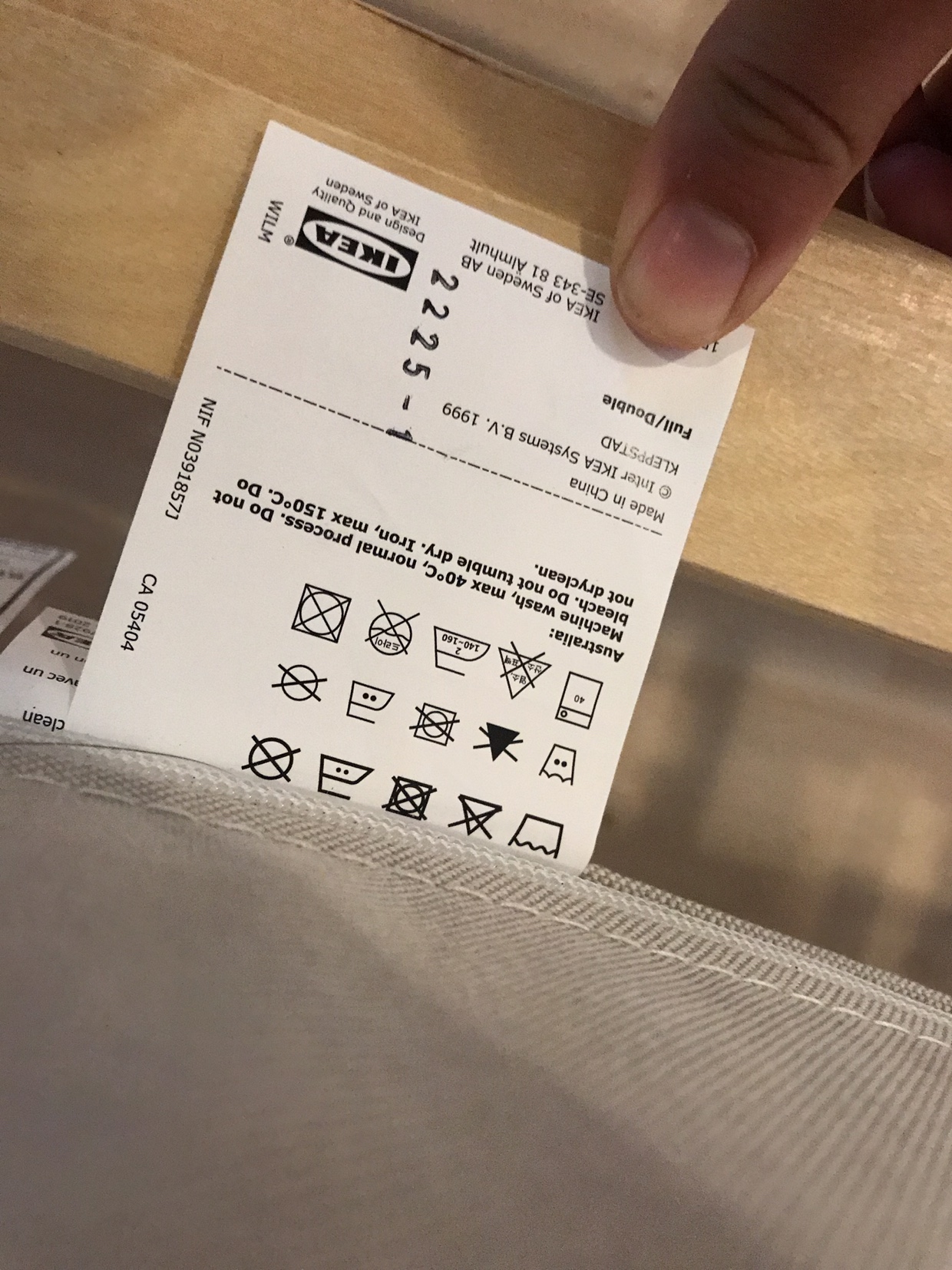 IKEA MORGEDAL mattress and white Bed Frame - photo 5