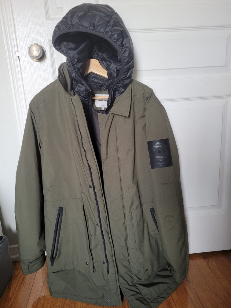 Jack & Jones Green Winter Jacket.