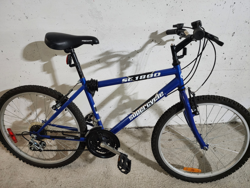 Supercycle 18-Speed Mountain Bike, Men's, Includes Lock