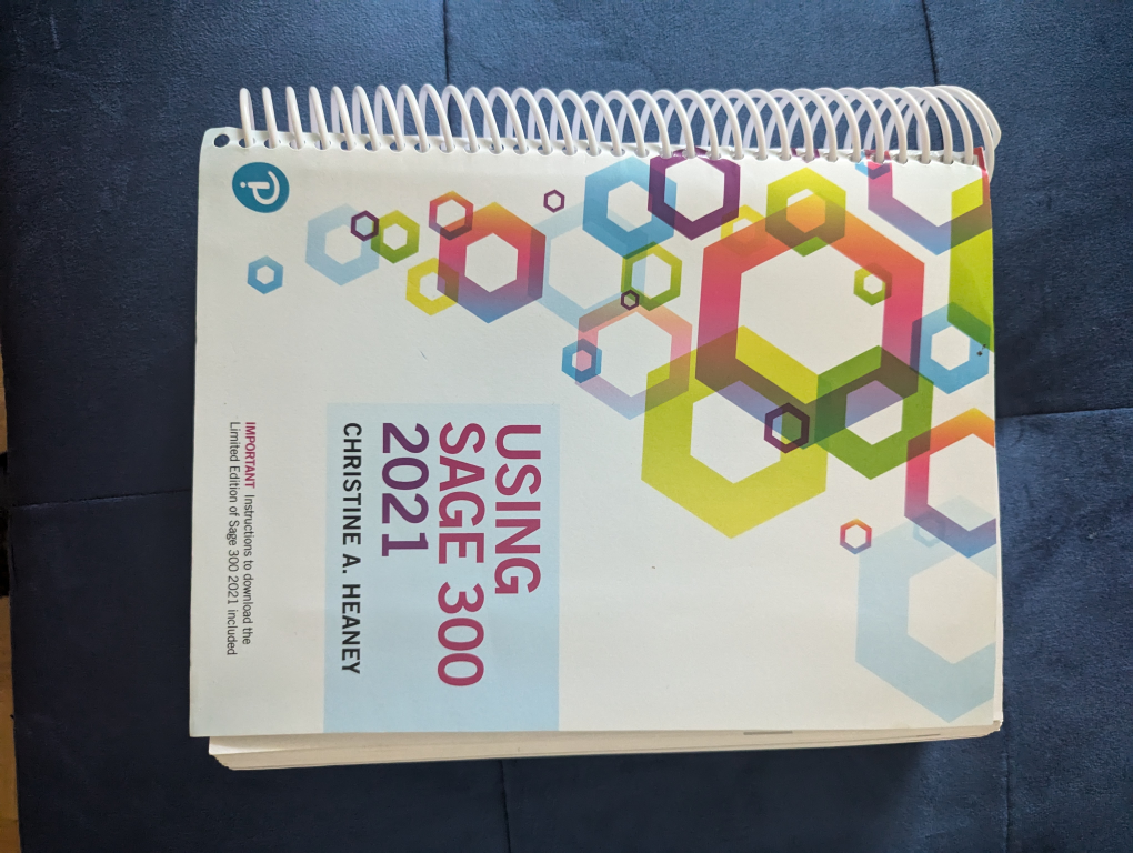 using sage 300, 2021 version