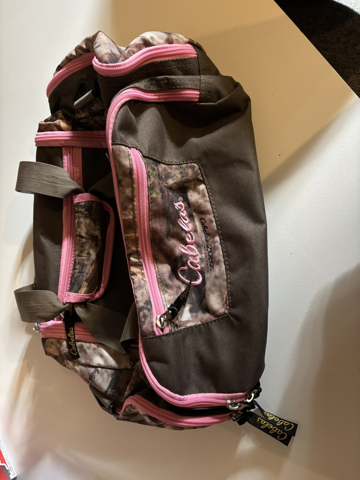 Cabelas Pink and Camo Duffle Bag - photo 2