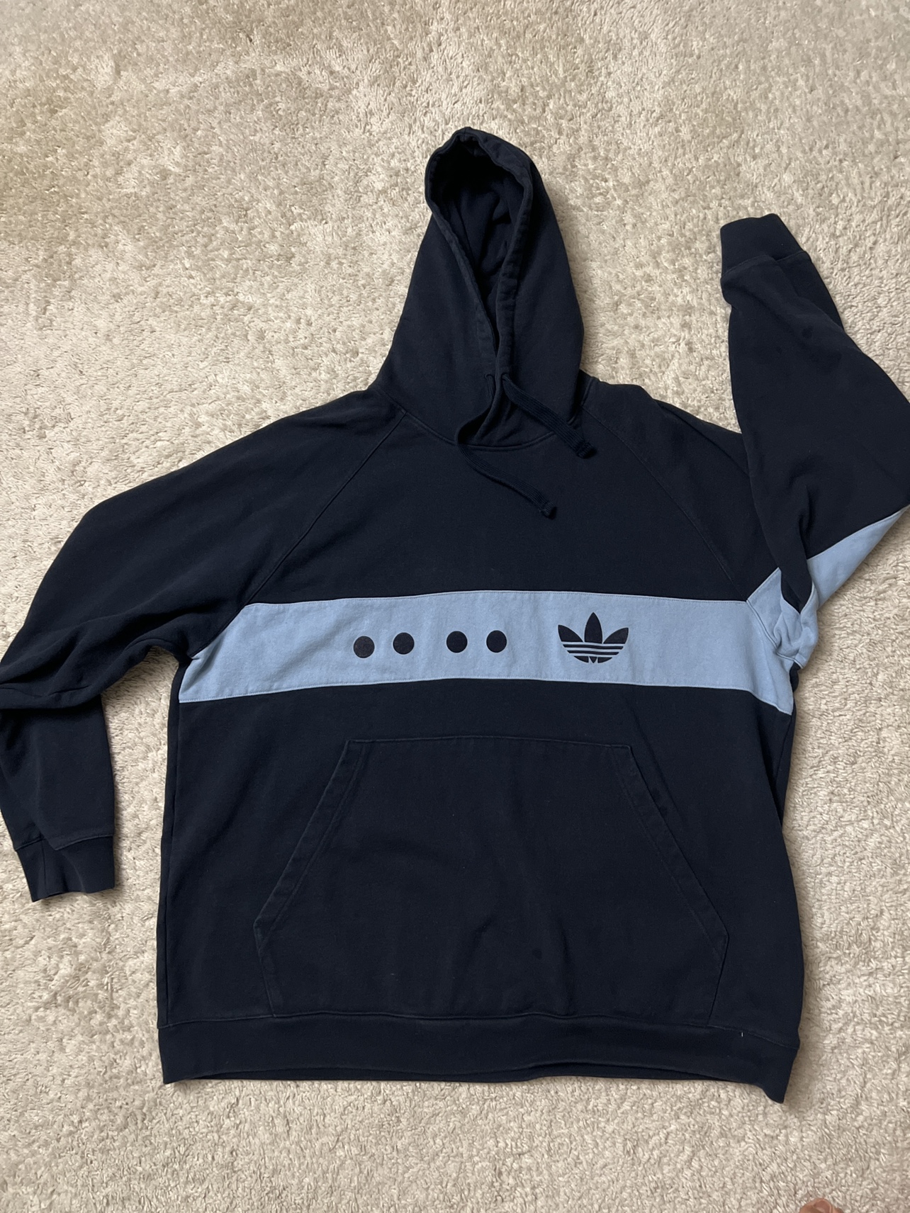 Adidas Black & Grey Hoodie