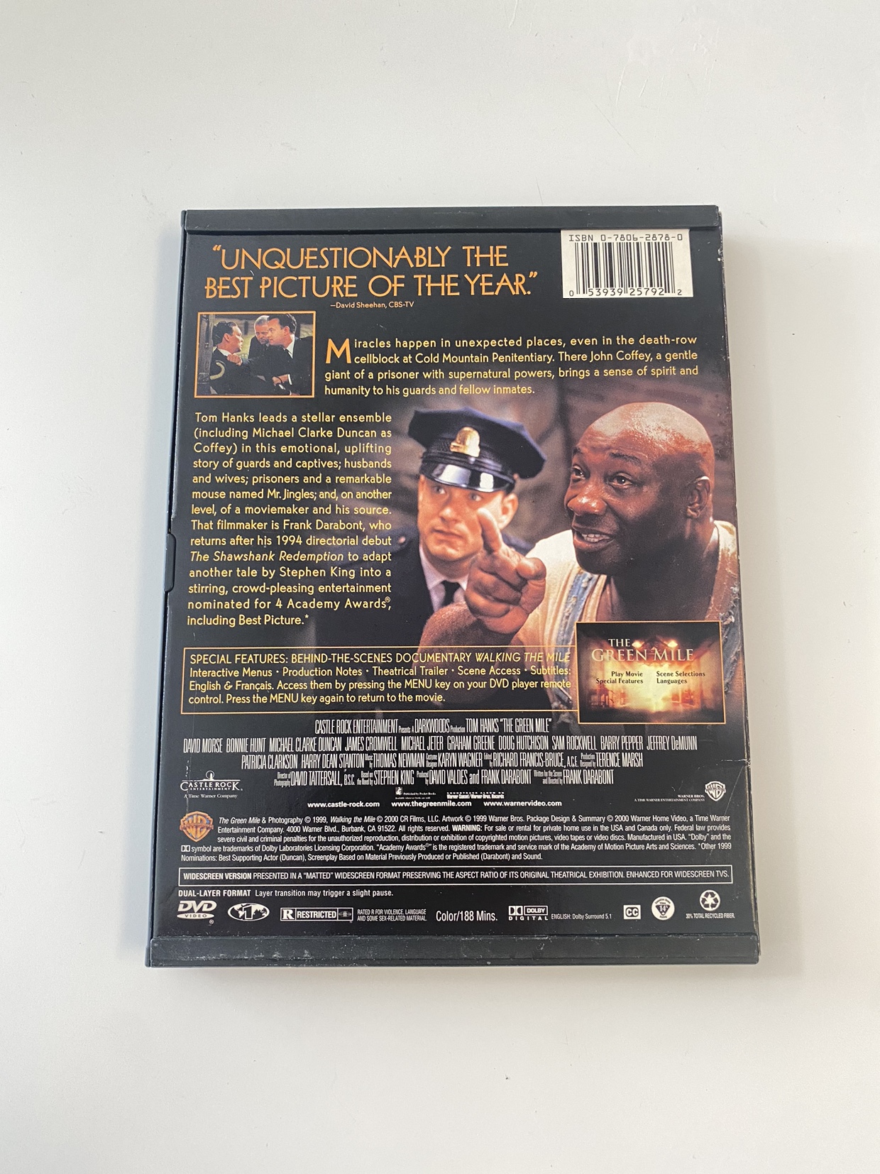 The Green Mile DVD - photo 2