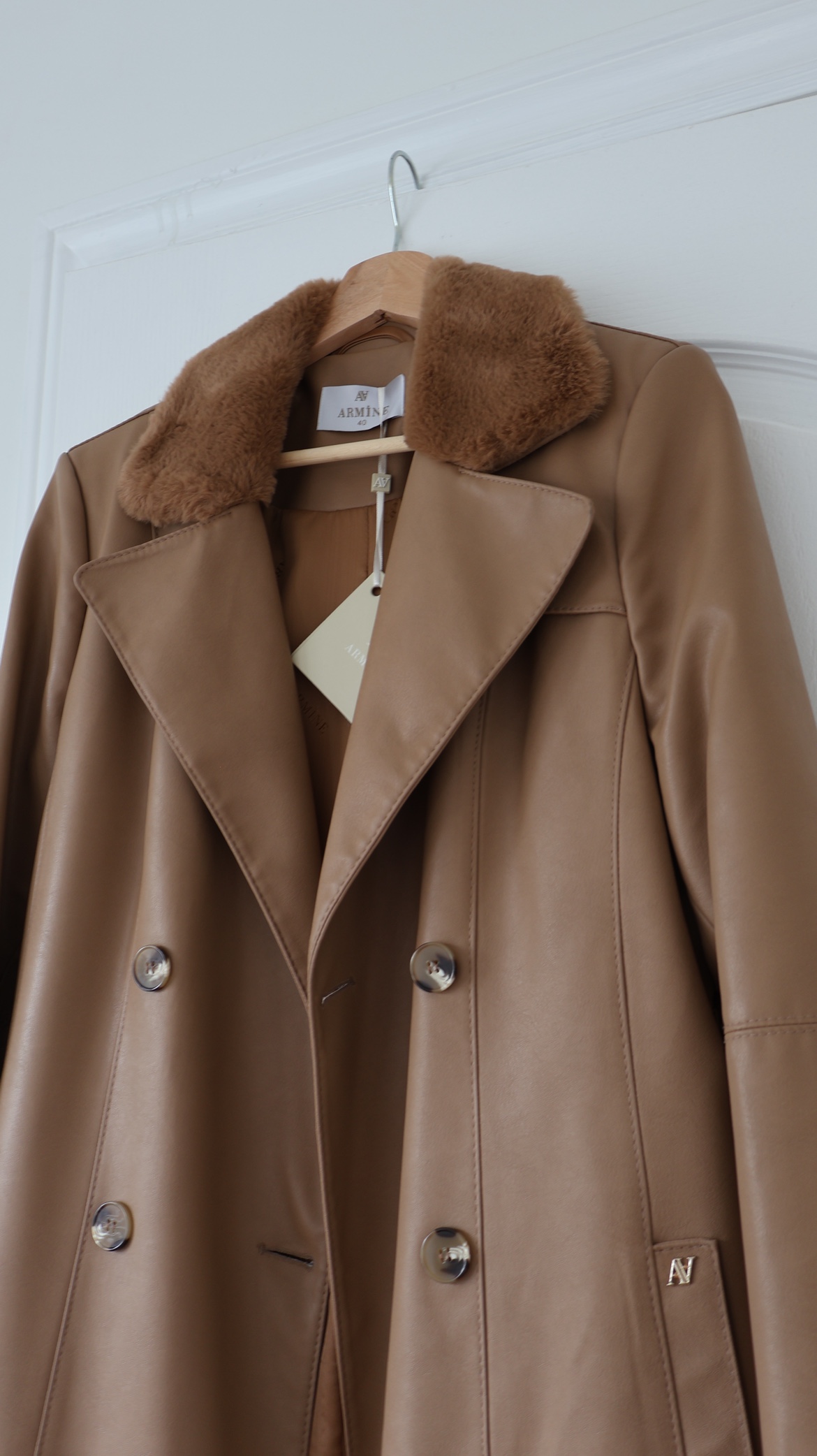 Faux Leather Coat - photo 4
