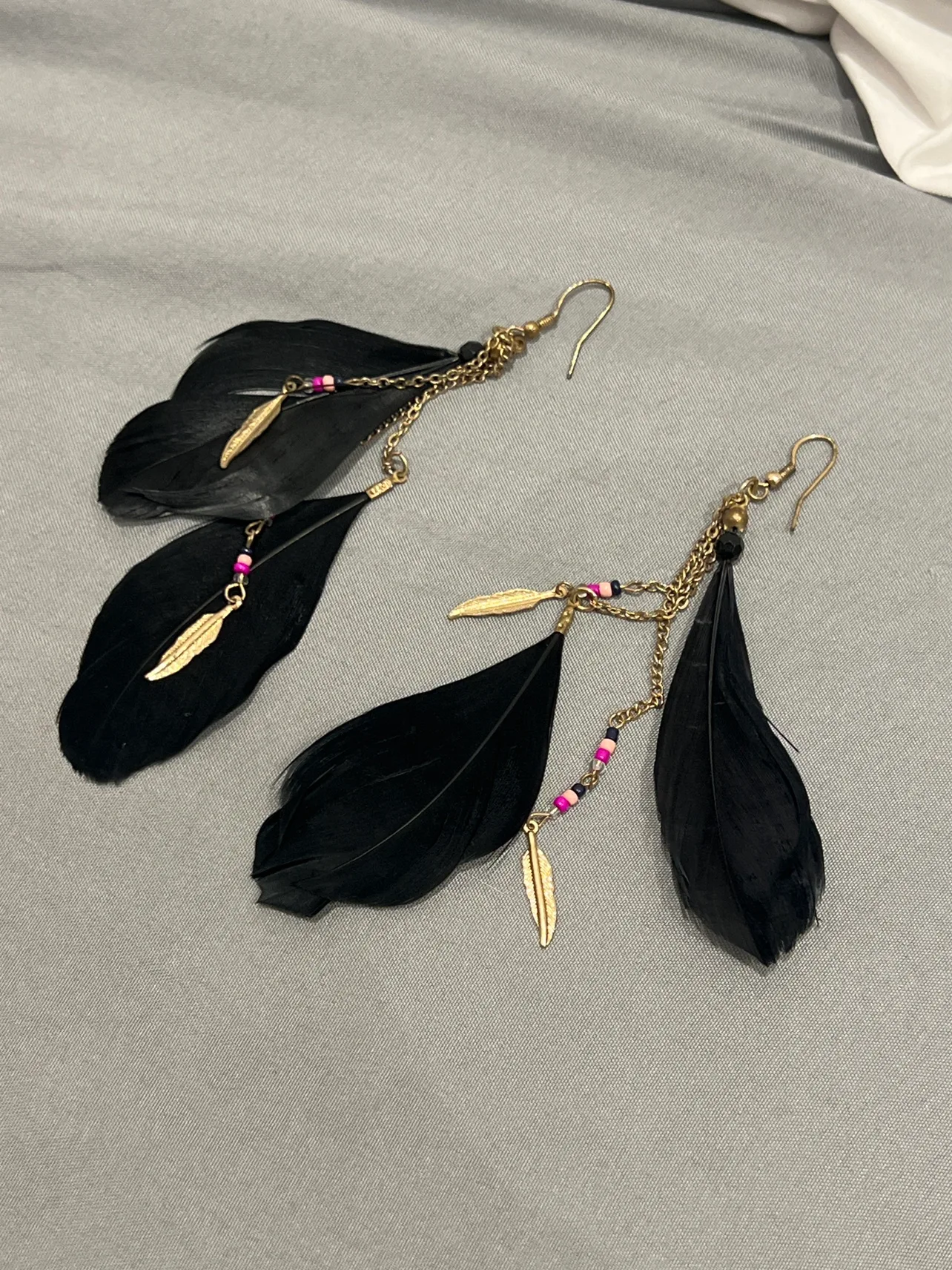 Black Feather Earrings thumbnail
