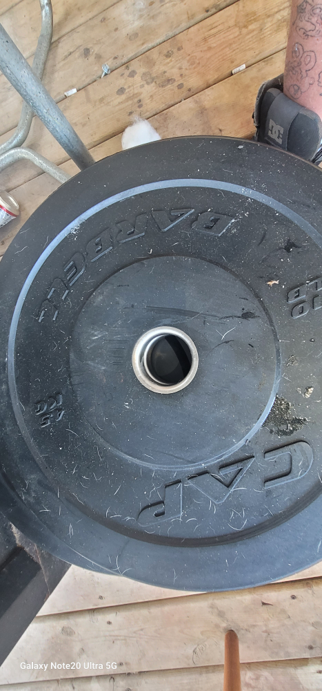 Weight Bench with Barbell and Weights - photo 3