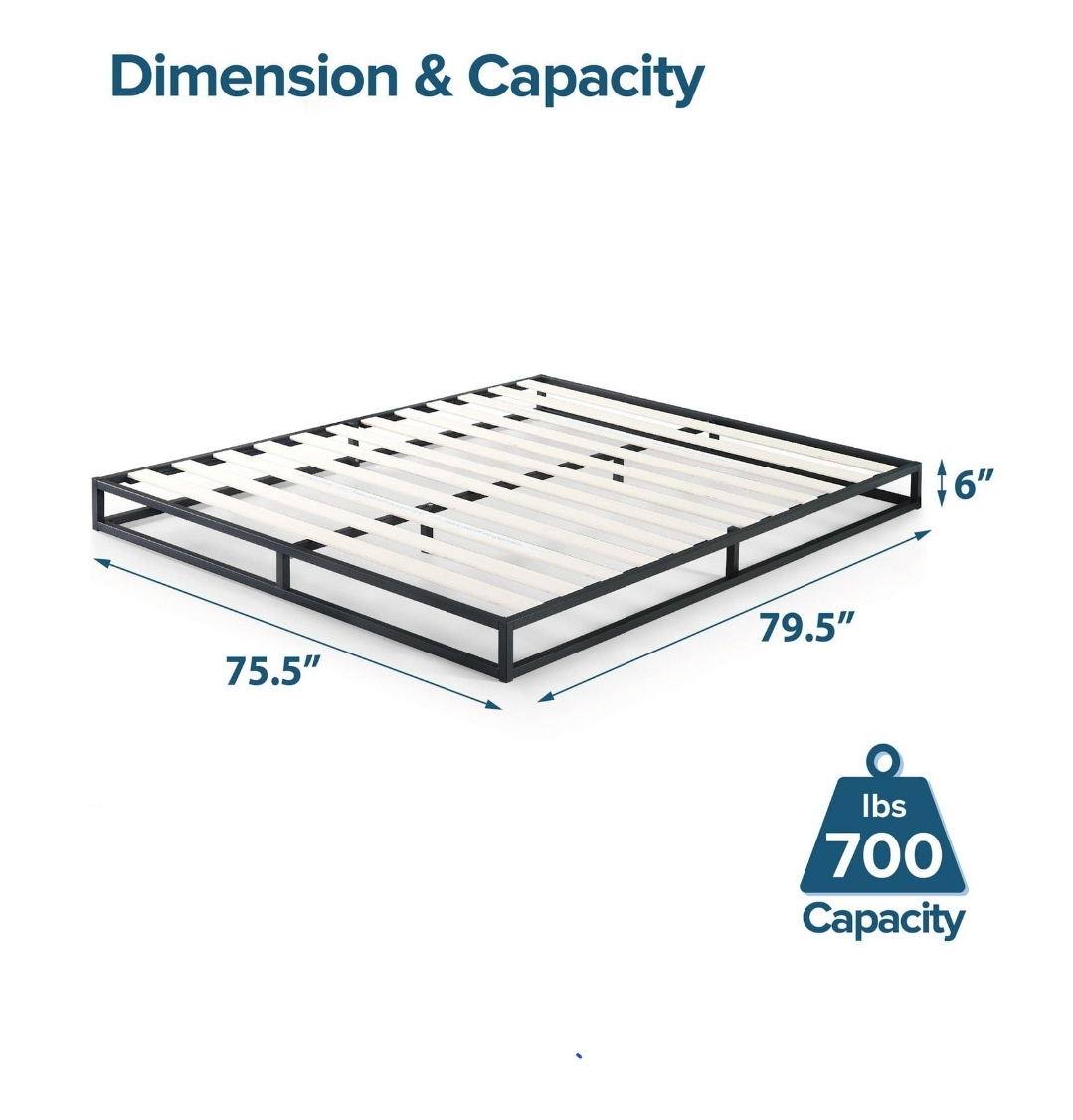Zinus Joseph 10 Inch Metal Platform Bed Frame