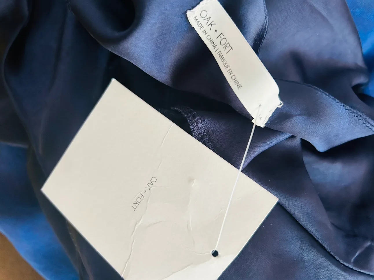 New with tags Oak+Fort slip dress size medium image indicator(9)