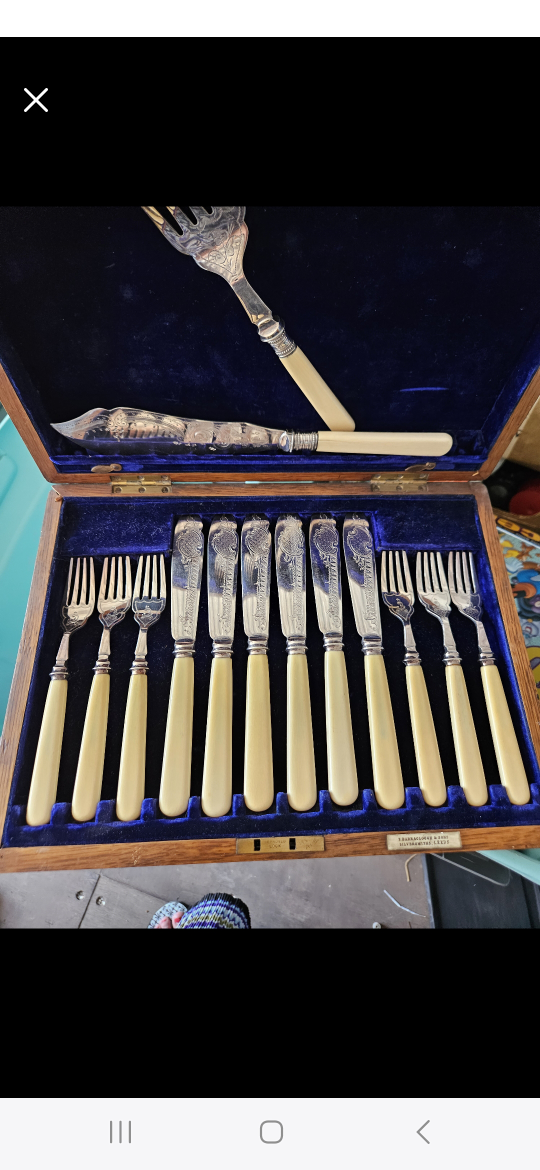 Vintage Silverware Set