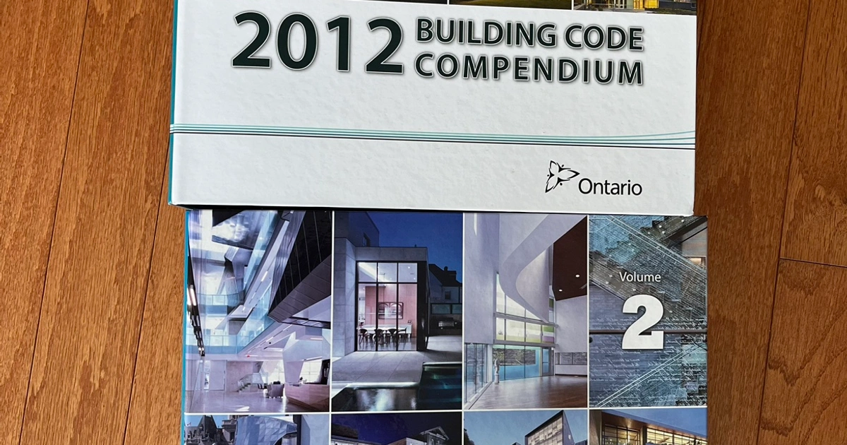 Building Code Compendum 2012 Ontario Building Code Compendium Volumes 1 & 2 | Karrot