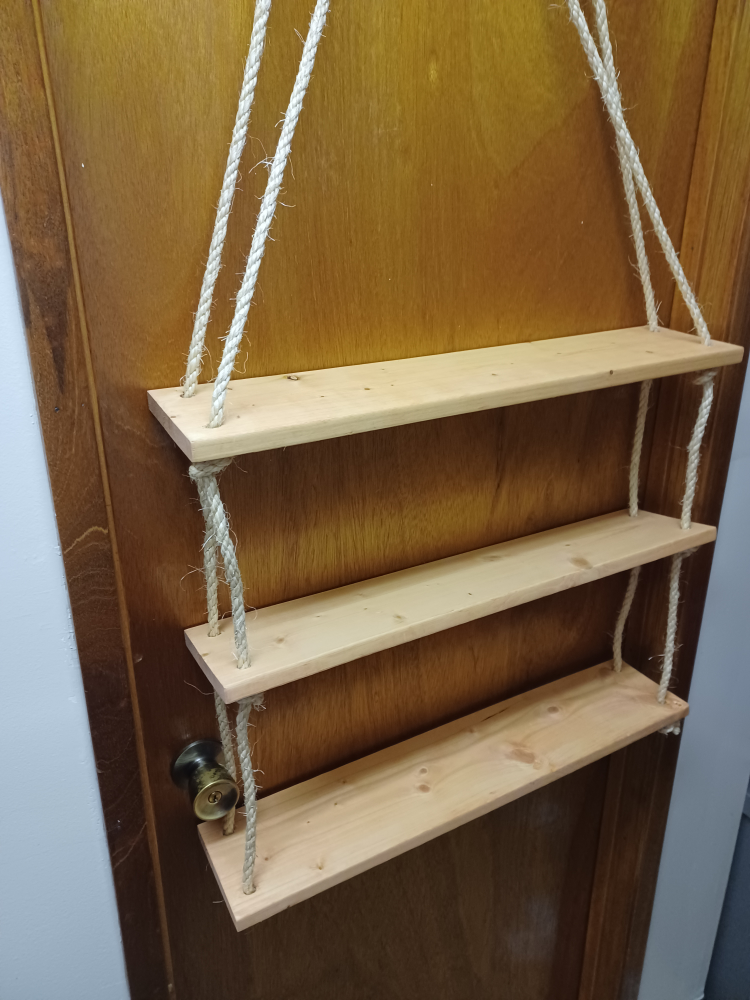 Oak 3 Teir Hanging Shelf - photo 2