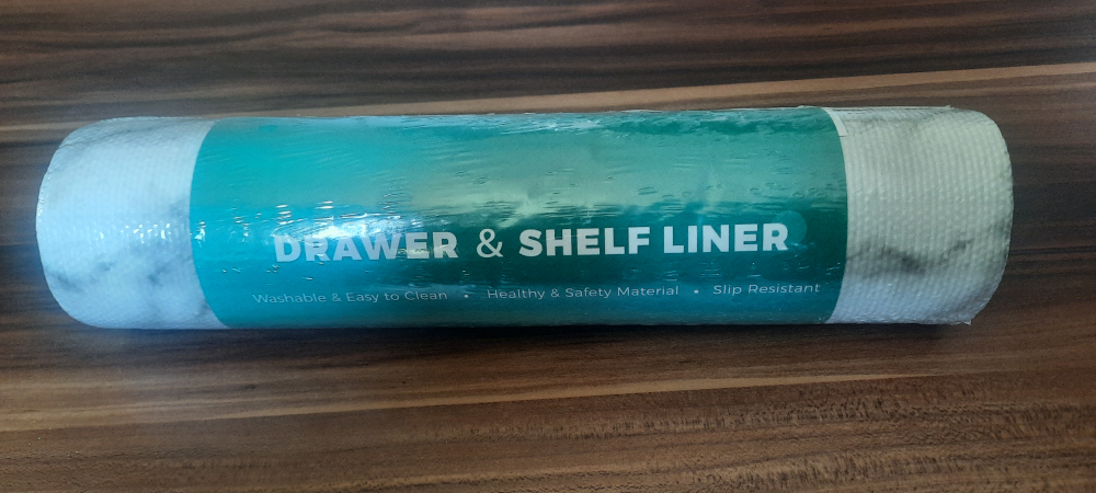 Drawer and Shelf Liner - White Marble