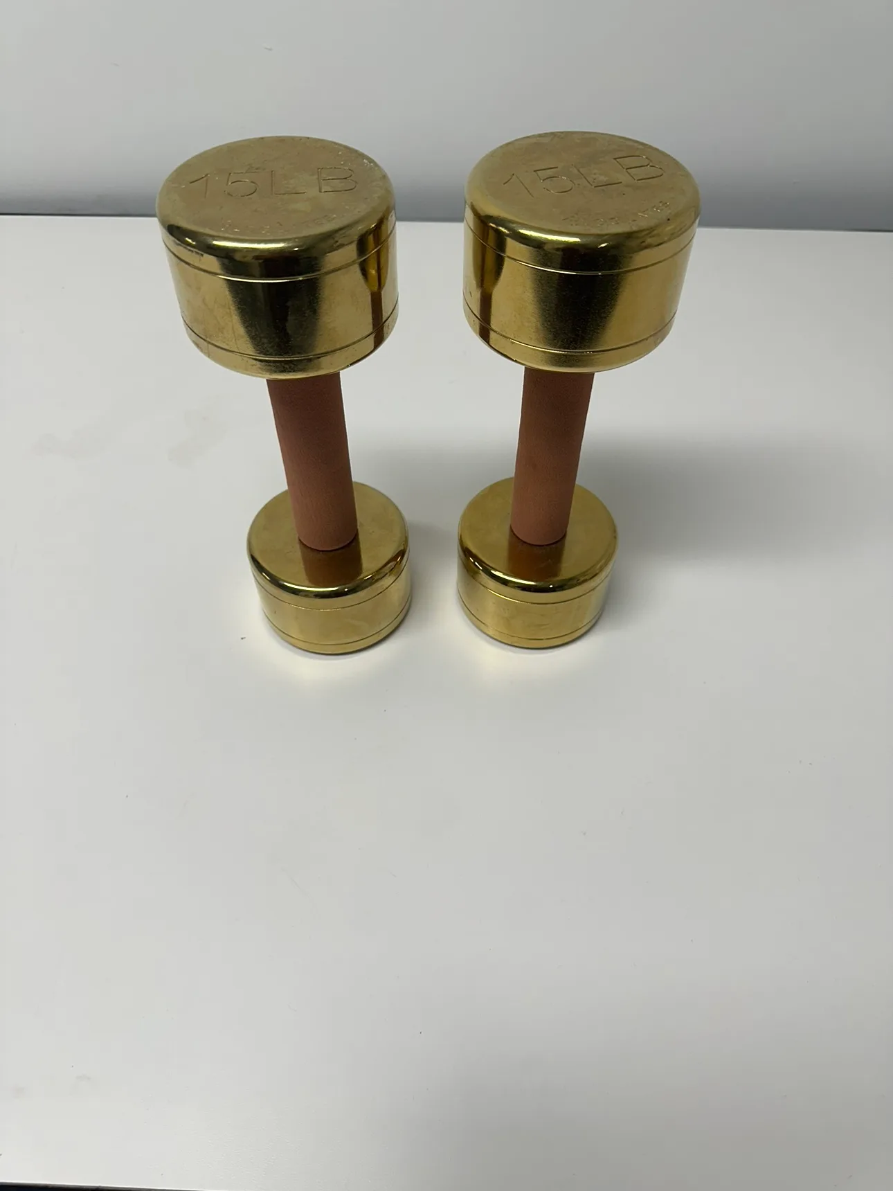 15lb Gold Dumbbells image indicator(2)
