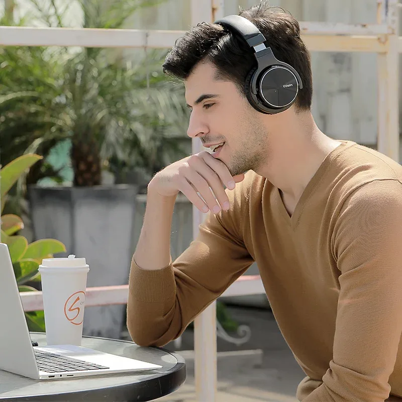 Cowin e7 Pro, Noise Cancelling Headphones, Bluetooth image indicator(2)