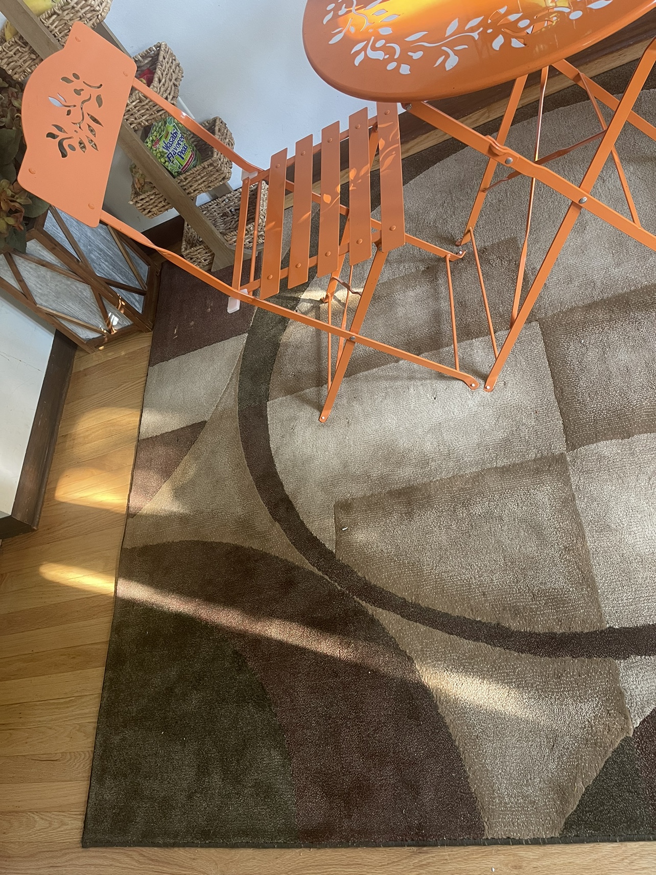 Geometric Area Rug  5’3”x 7’9”  check more pictures - photo 3