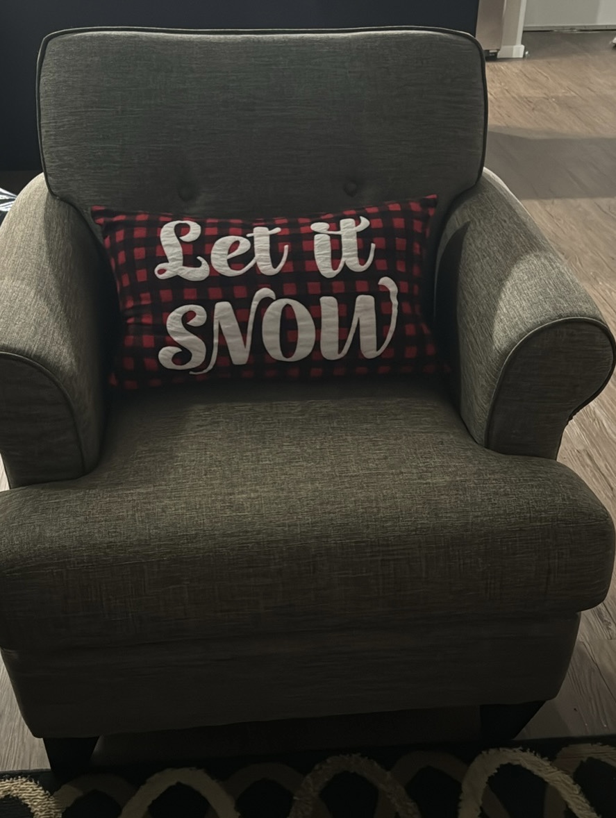 Grey Fabric Armchair - photo 2