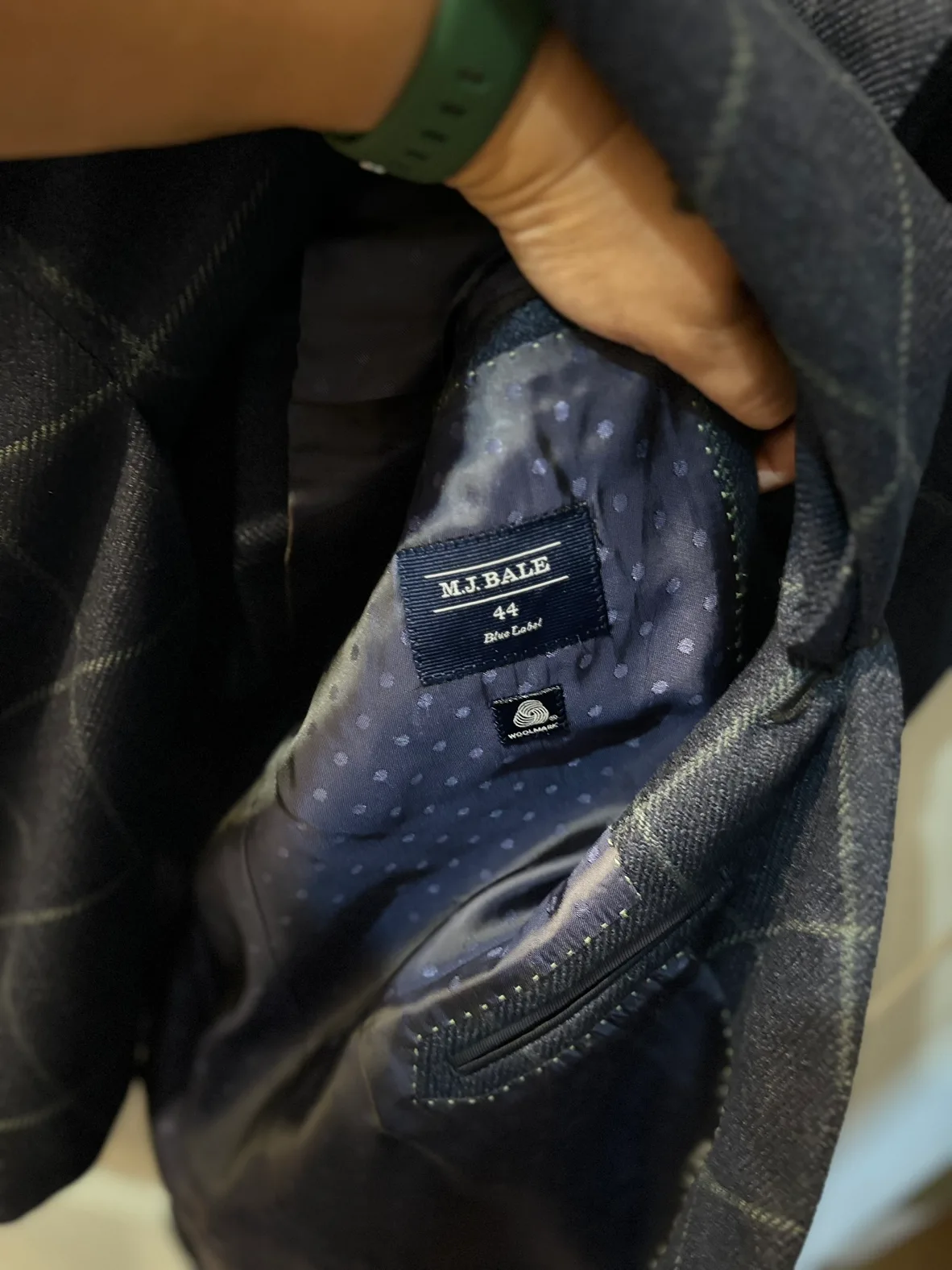 Blue Plaid Blazer image indicator(2)