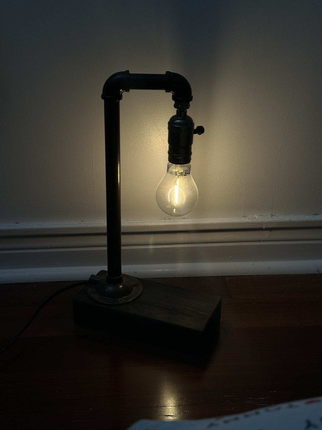 Industrial Pipe Table Lamp - photo 4