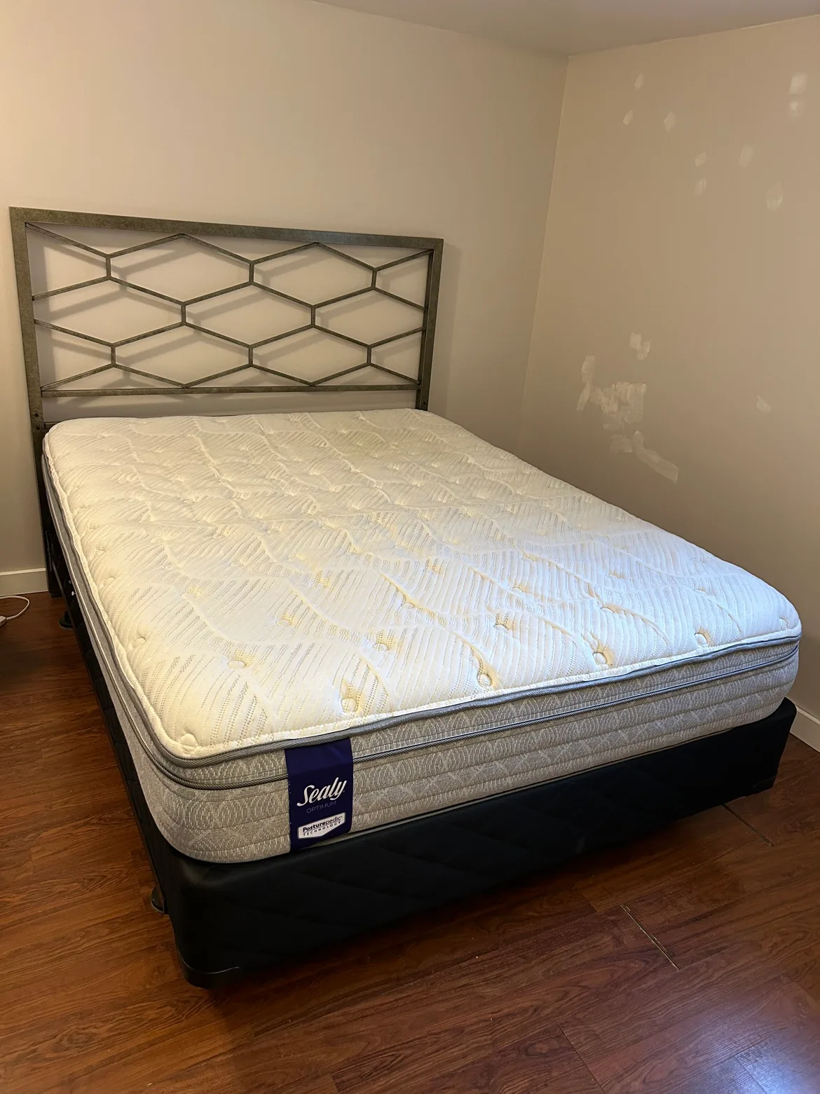 Queen Size Bed Frame with Headboard thumbnail