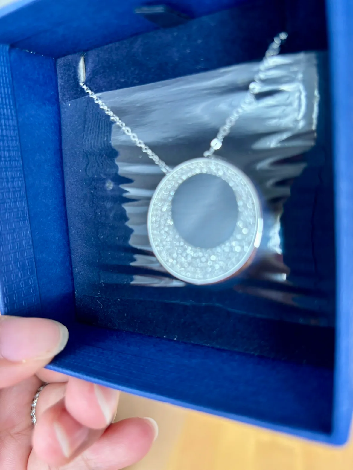 Brand new sparkly Swarovski Necklace 🧡 image indicator(8)