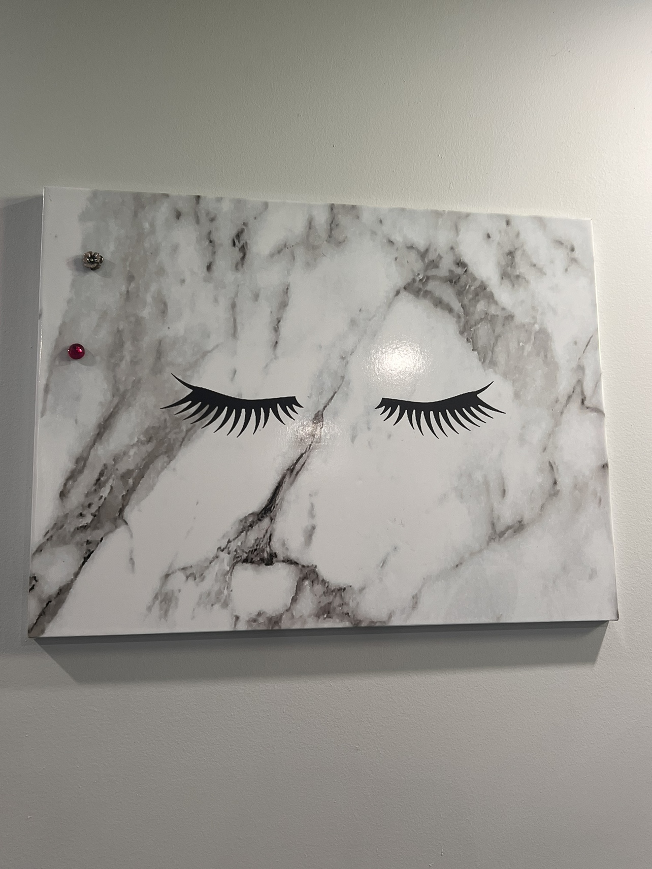 Magnetic Marble Eyelash Whiteboard 🧡 - photo 2