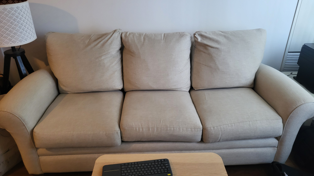 La-Z-Boy Beige Fabric Sofa