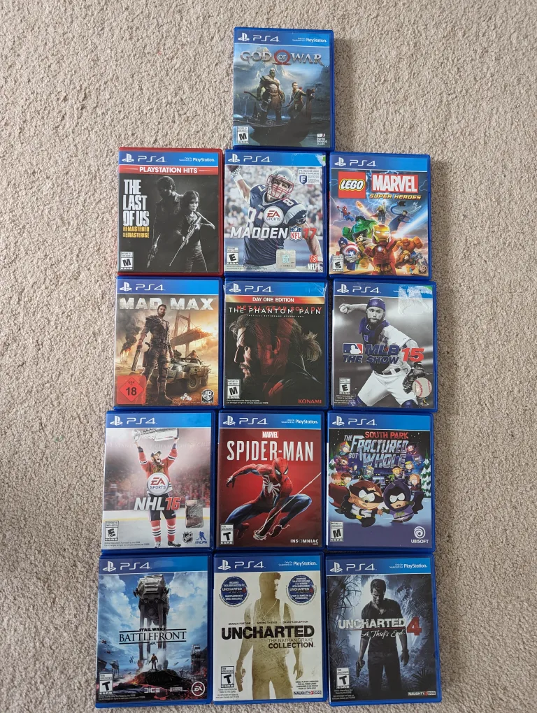 PS4 Console - 1 Controller, 13 games, HDMI and power cords image indicator(3)