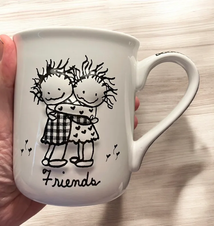 Black and White Friends Children of the Inner Light Enesco Mug image indicator(5)