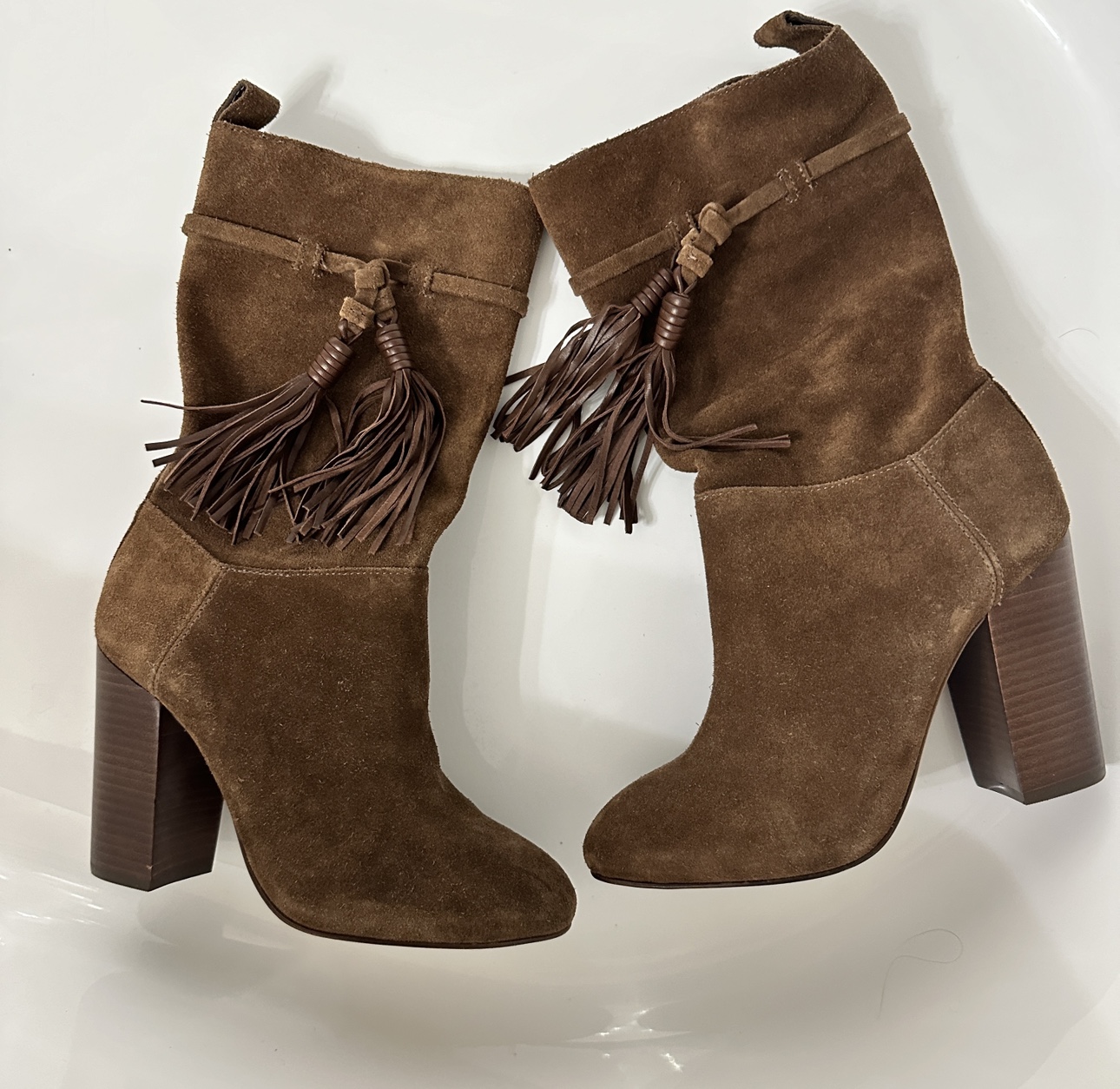 Vince Camuto Brown Suede Boots