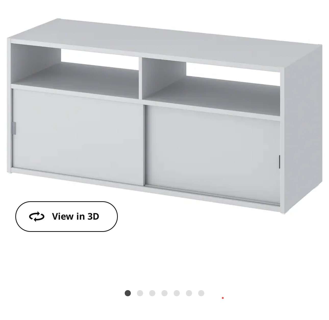 Ikea SPIKSMED TV bench light gray - photo 2