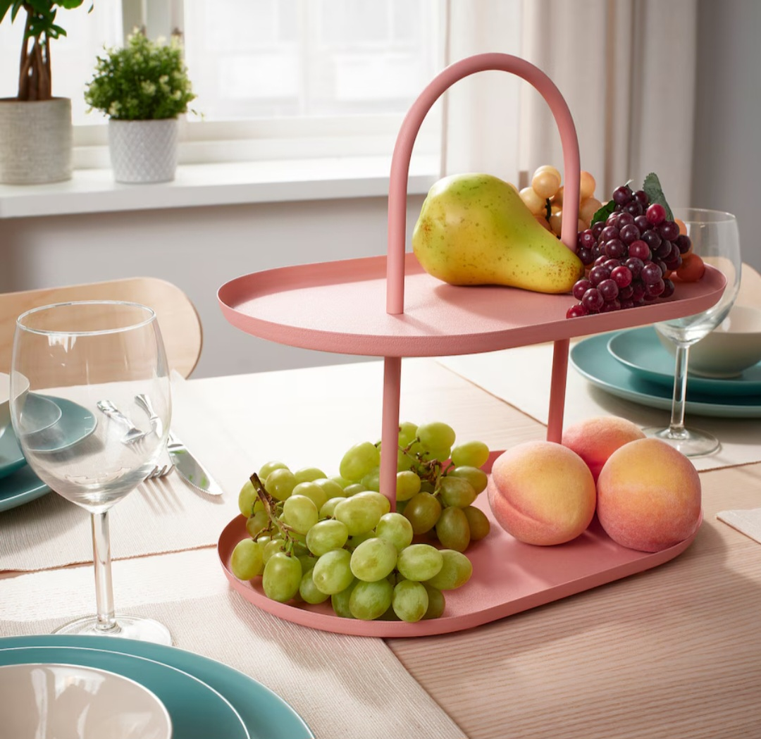 Pink food/dessert serving stand 🧡 - photo 2