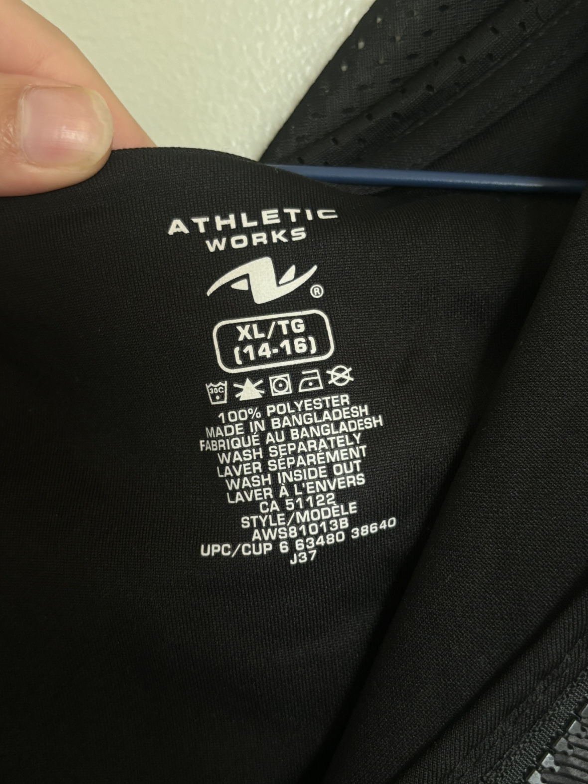 Athletic Works Zip Up black & grey camo Hoodie - photo 2
