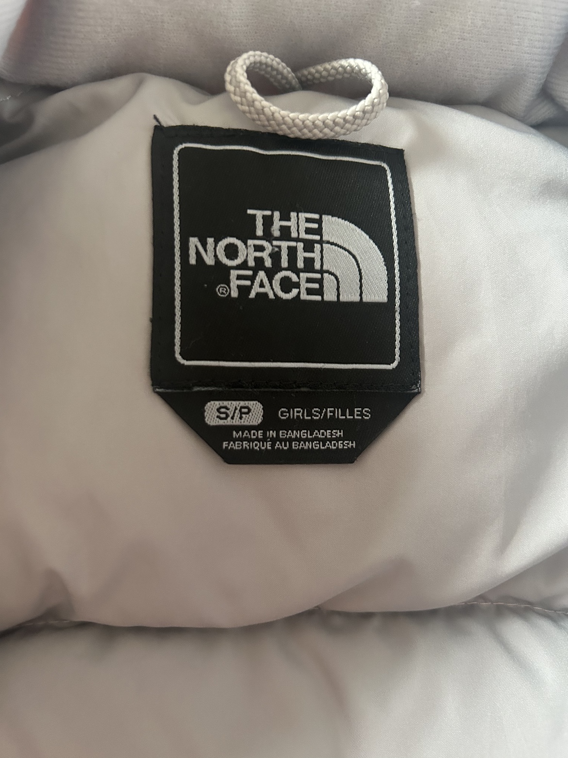 Northface size small girls pink vest - photo 2