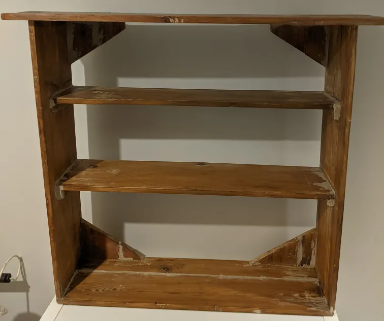Vintage Pine Wall Shelf thumbnail
