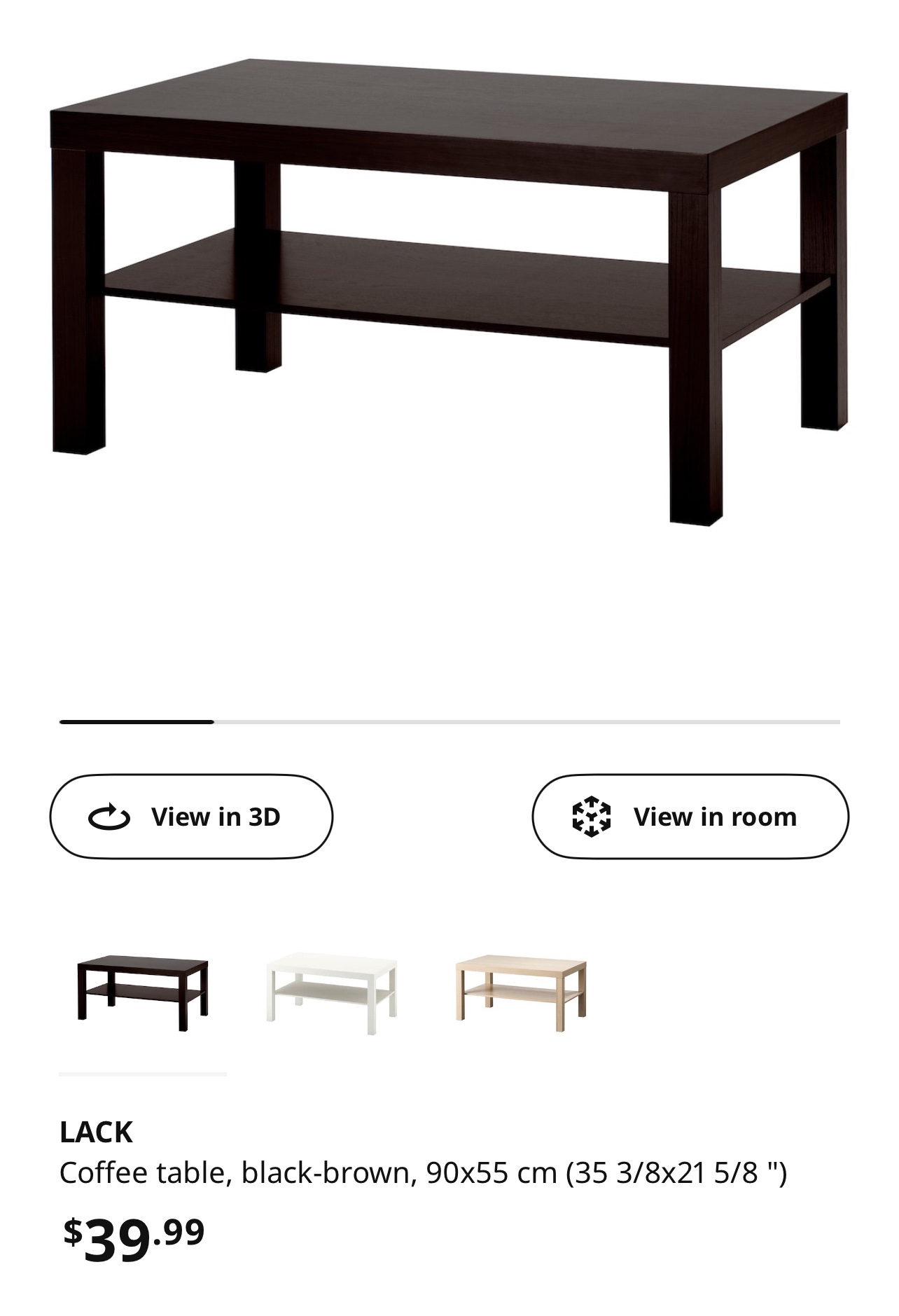 IKEA Lack Coffee Table - photo 3