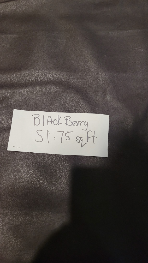 Blackberry Leather Hide