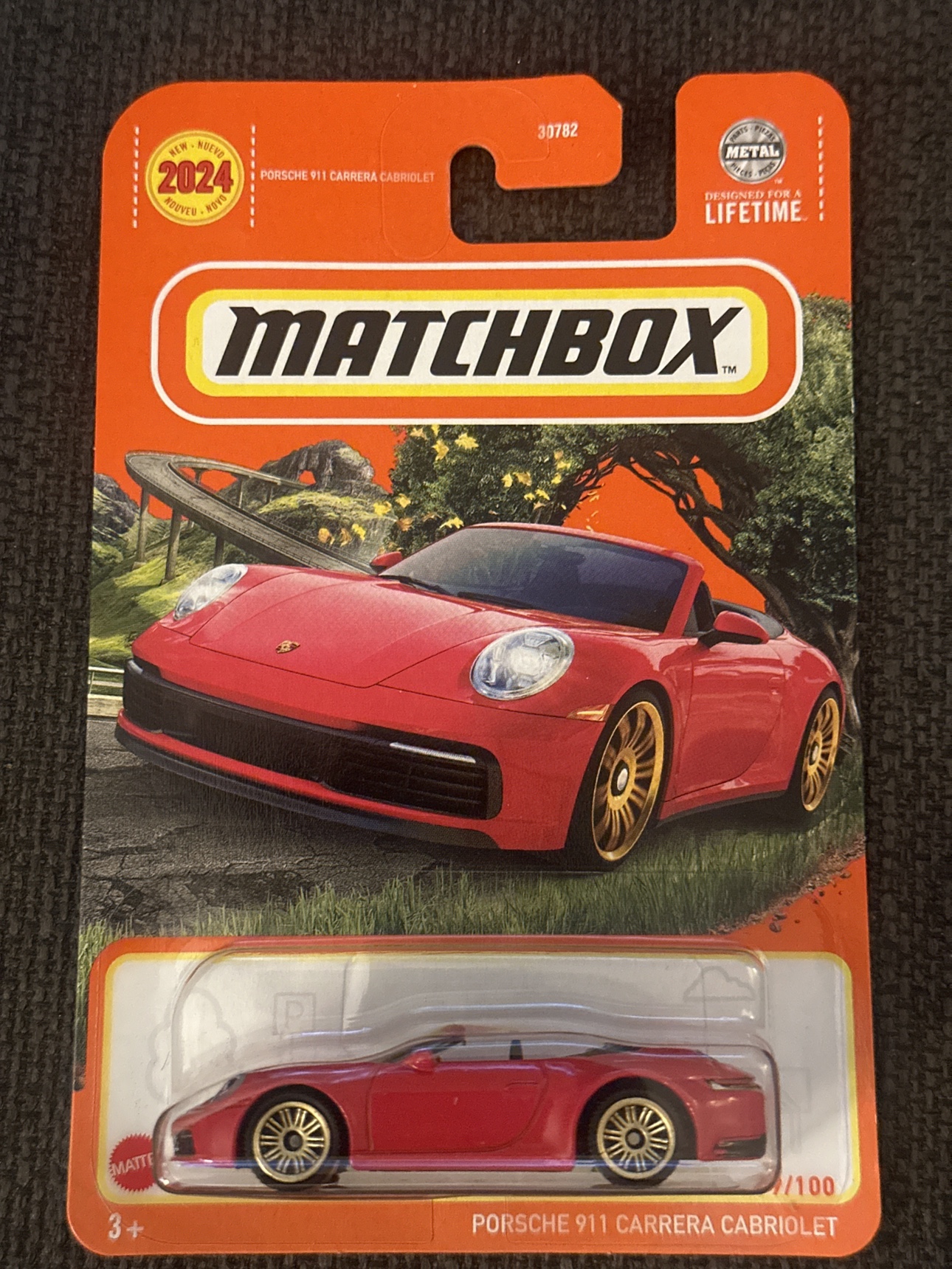 Matchbox 2024 Porsche 911 Carrera Cabriolet
