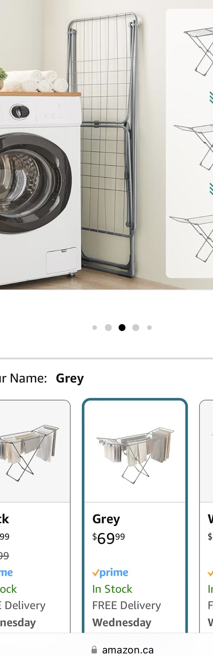 Folding Clothes Drying Rack - photo 2