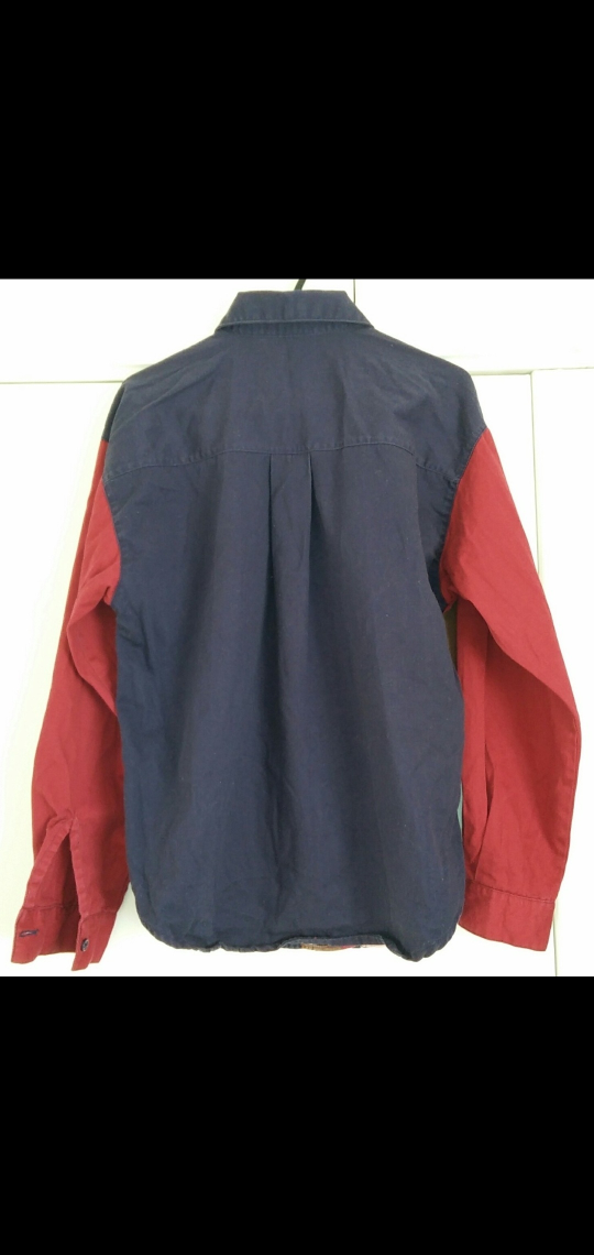 Multicoloured Colour Block Striped Vintage Shirt (Unisex) - photo 2