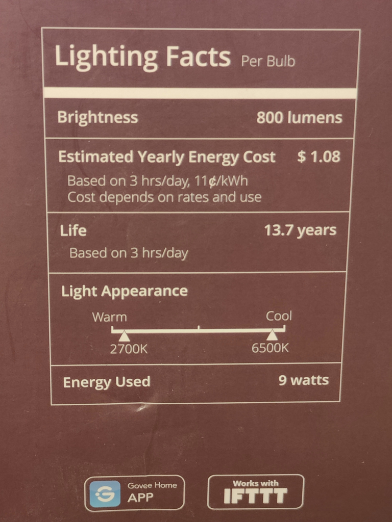 Govee Smart LED Bulbs (4 Pack) - photo 3