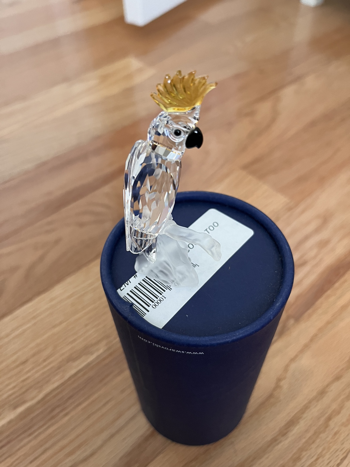 Swarovski Figurine 261635 Cockatoo 8 Cm with certificate