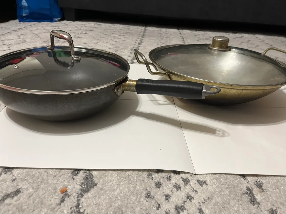Wok and Frying Pan Set image indicator(2)