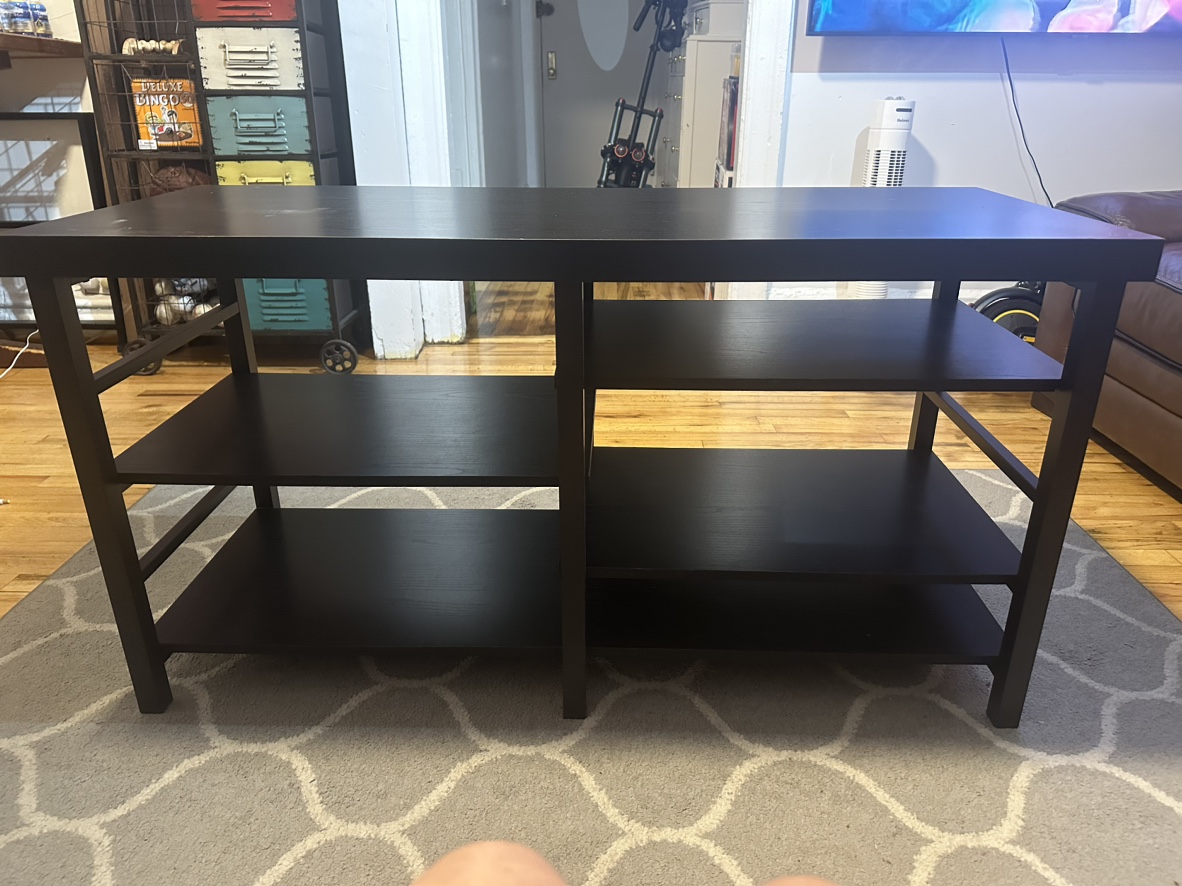 Black TV Stand. - photo 2