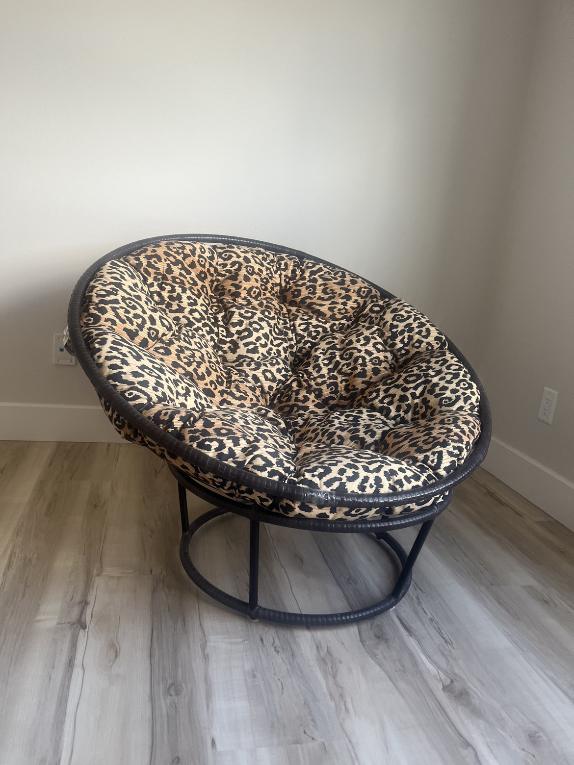 Leopard Print Papasan Chair - photo 2